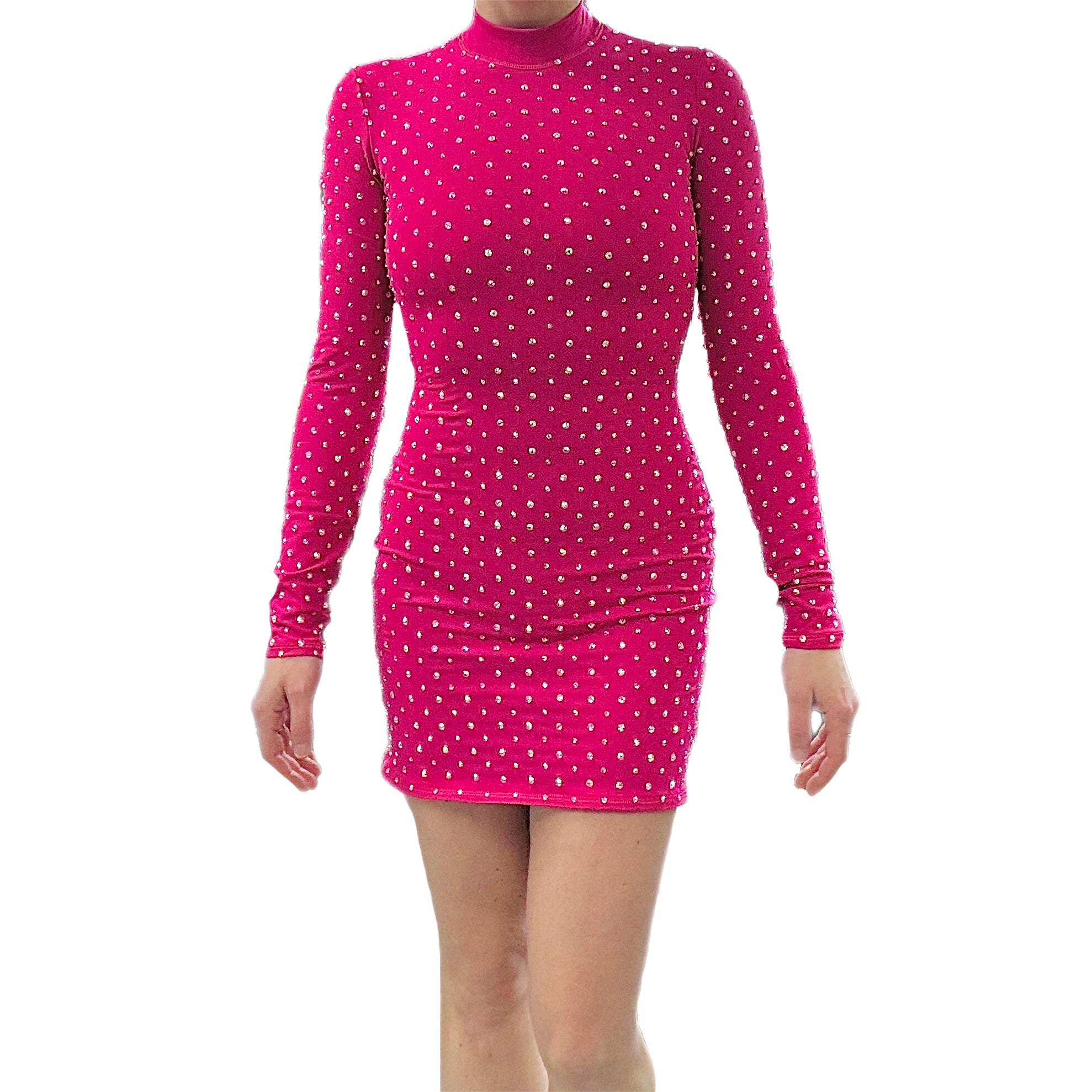 long sleeve studded mini dress white studded long sleeve dress Kelly Long Sleeve Sequin Mini Dress