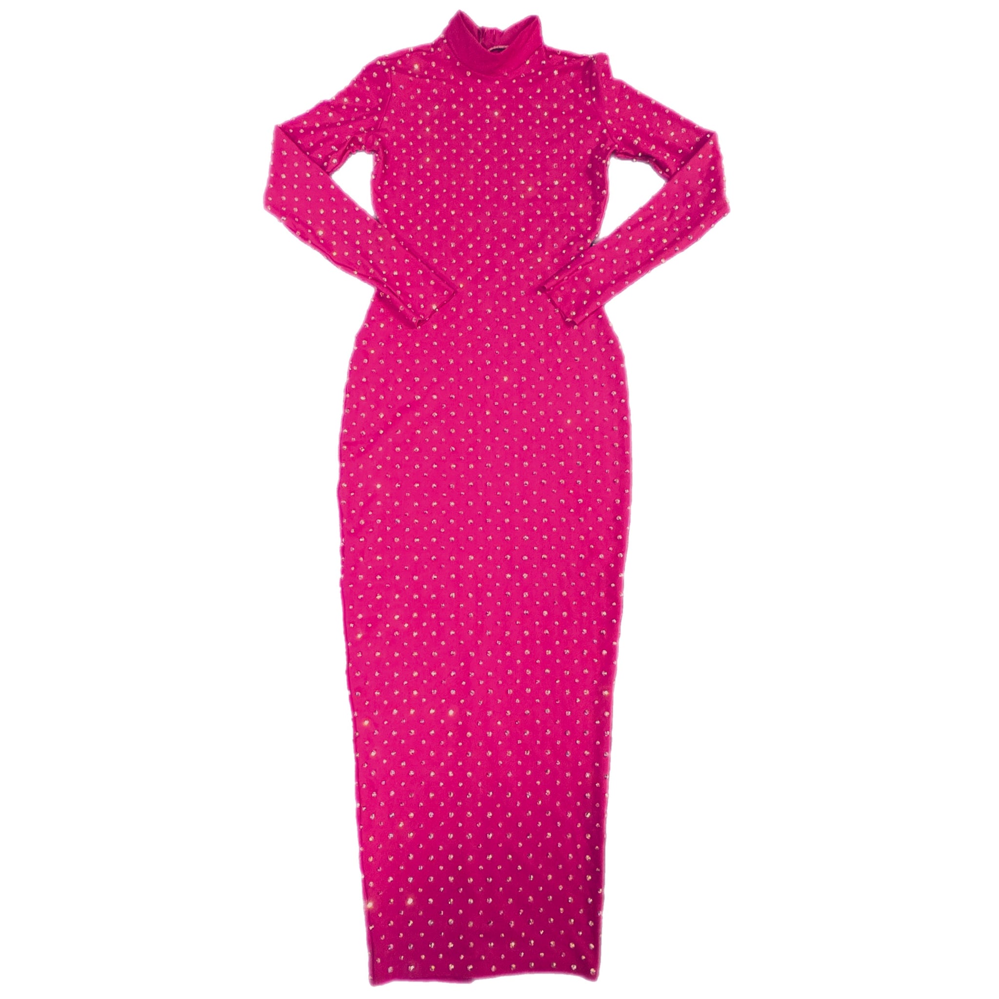 chinese dress ladies Dream Rhinestone Long Sleeve Midi/Ankle Dress [10 Colors] – Brittany Allen