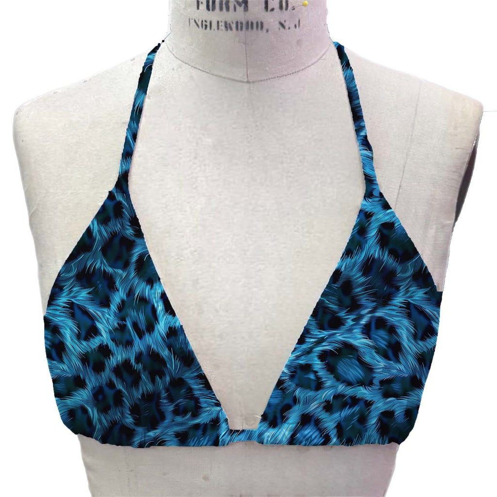 Fur Coat String Bikini Top – Brittany Allen