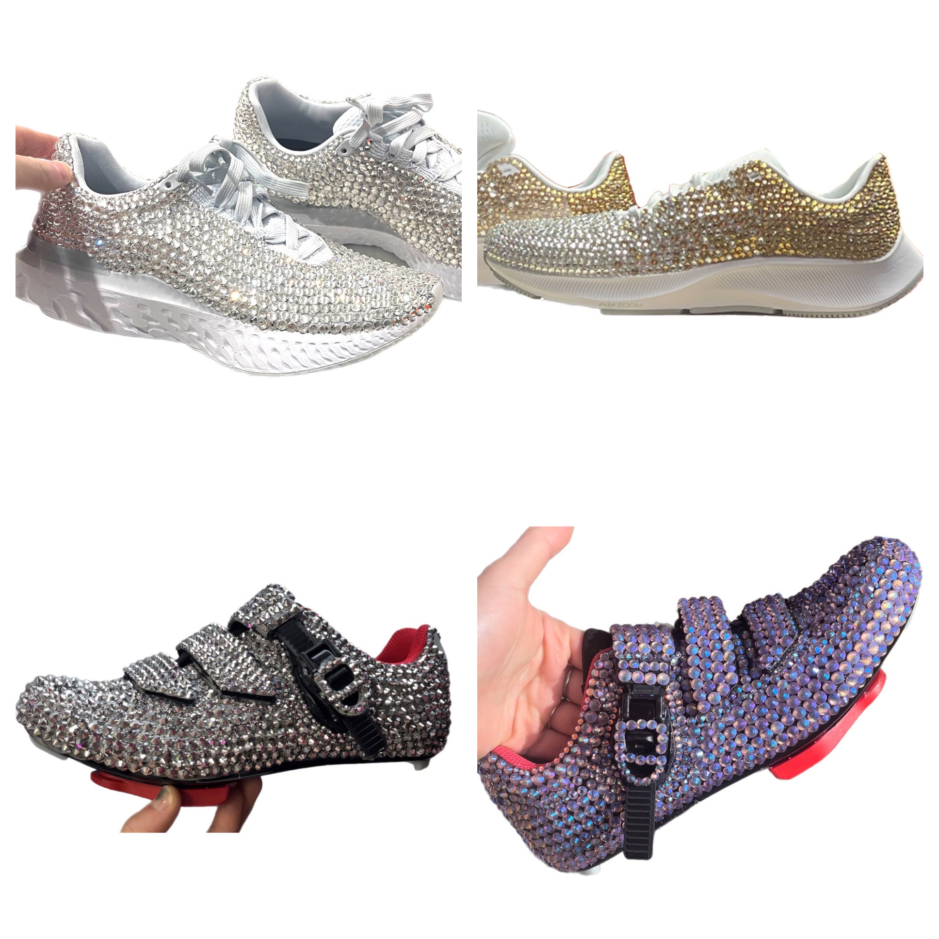 BETSEY JOHNSON SB-SIDNY Sneakers Rhinestone New Women Size 8 Sparkle Silver  Shoe | eBay