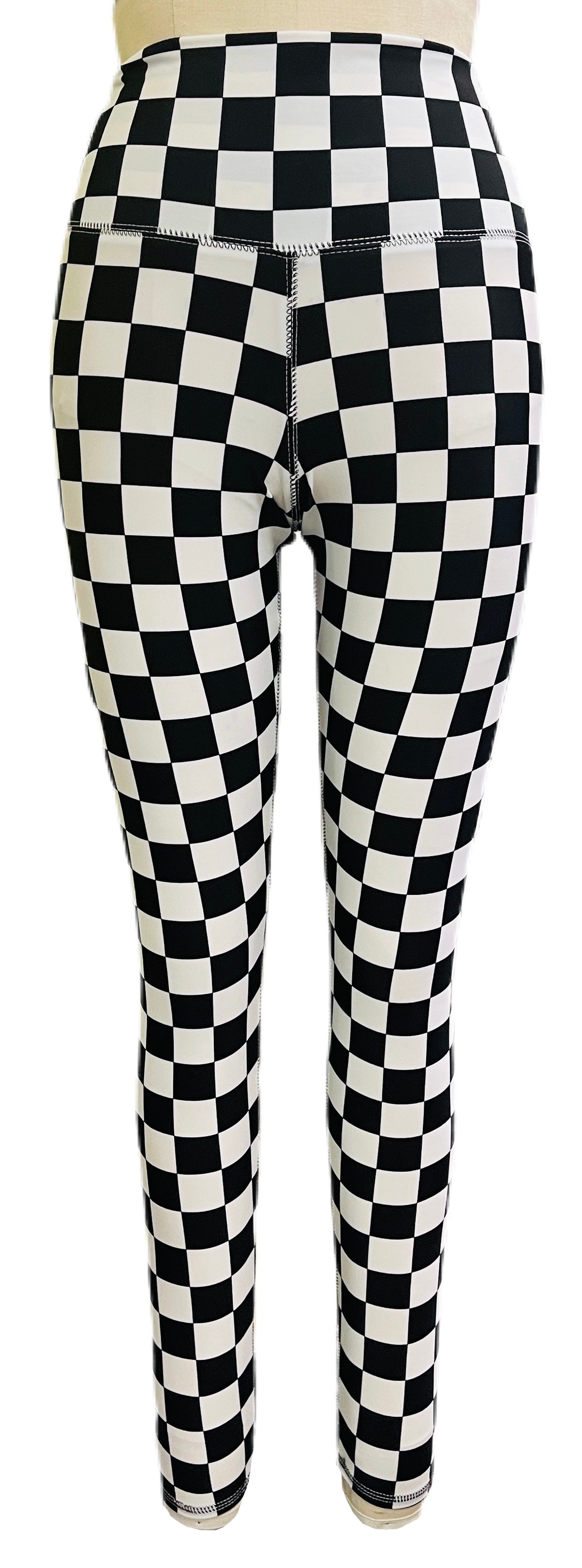 SHEIN Checkered Waistband Leggings #leggings #legging #shein