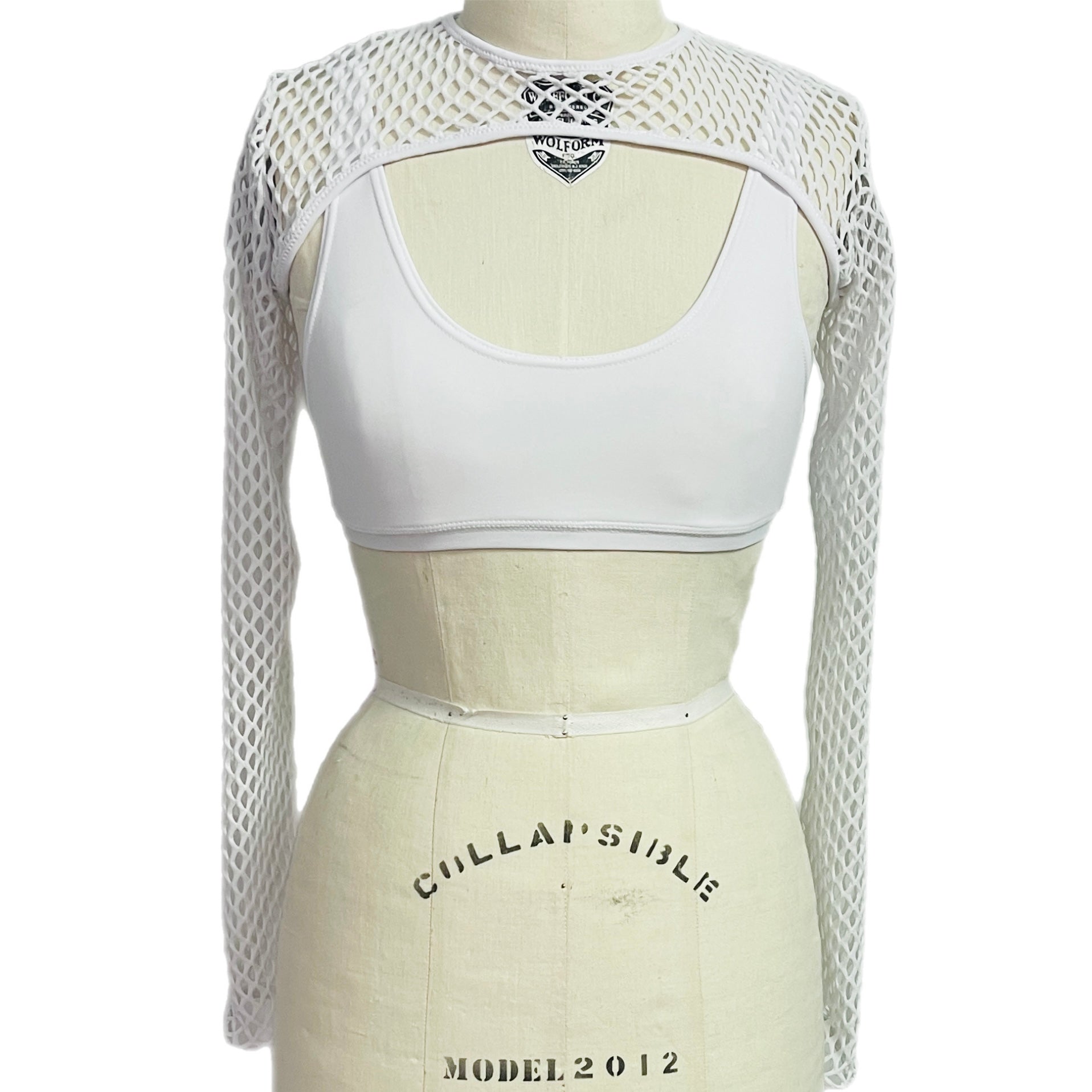 Sleeve Crop White Crop Mesh Top White Crop Top Ruched Puff Sleeve